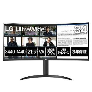 LG GW[ PCj^[ 34WR55QK-B 34^ UWQHD(3440×1440j /Ch Ȗʌ^