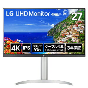 LGエレクトロニクス(LG) 27UP650K_W PCモニター LG UHD Monitor 4K 27UP650K_W 27型 /4K(3840×2160) /ワイド