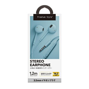 PGA PGSEIE1BL3 �C���z�� �C���i�[�C���[�^ Premium Style �u���[ PG-SEIE1BL3 �m��3.5mm �~�j�v���O�n