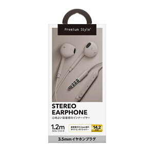 PGA PGSEIE1BE5 �C���z�� �C���i�[�C���[�^ Premium Style �x�[�W�� PG-SEIE1BE5 �m��3.5mm �~�j�v���O�n