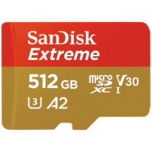 SanDisk SDSQXAV512GJN3MD SanDisk Extreme microSDXC UHS-IJ[h 512GB SDSQXAV-512G-JN3MD SDSQXAV-512G-JN3MD mClass10 /512GBn