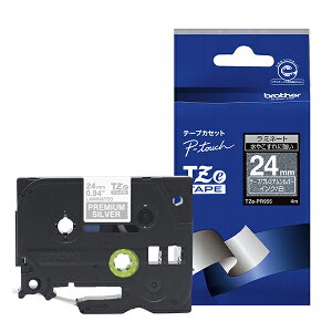 �u���U�[ ���� �s�[�^�b�` ���~�l�[�g�e�[�v TZe-PR955 ��24mm (������/�v���~�A���V���o�[) TZe TAPE �v���~�A���V���o�[ TZe-PR955 ������ /24m