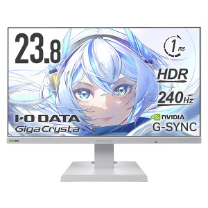 �A�C�E�I�[�E�f�[�^ �Q�[�~���O���j�^�[ LCD-GD242UDW 240Hz�Ή� 23.8�^ G-SYNC Compatible�F��Q�[�~���O���j�^�[ �q�[���[�z���C�g �f�B�X�v���C