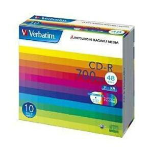 �o�[�x�C�^�� �f�[�^�p CD-R 700MB SR80SP10V1 1��L�^ �v�����^�u�� 48�{�� 10��