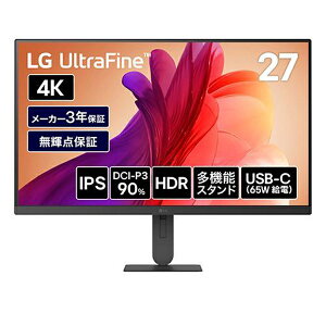LG�G���N�g���j�N�X PC���j�^�[ 27�^ 27U730B-B 4K(3840×2160) IPS �f�B�X�v���C