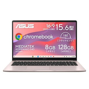 ASUS �m�[�g�p�\�R�� 15.6�^ CM1505CM4A-8128PK �N���[���s���N ChromeOS MediaTek Kompanio 540 ������8GB eMMC128GB