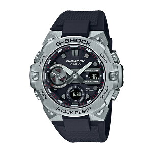 CASIO �J�V�I G-SHOCK G-STEEL GST-B400-1AJF �u���b�N/�V���o�[