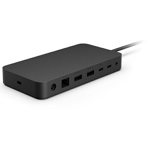 Microsoft(マイクロソフト) Surface T8H-00013 Surface Thunderbolt 4 ドック PC周辺機器 150 mm x 75 mm x 21.3mm ブラック