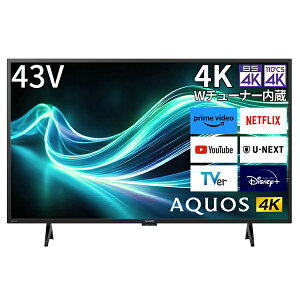 SHARP V[v ter AQUOS ANIX 4T-C43GL1 43^ 4KΉ BSECS 4K`[i[