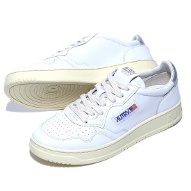 AUTRY オートリー レザースニーカー MEN'S MEDALIST_LL05 WHITE/SILVER メダリスト メンズ ブランド ギフト[0604]