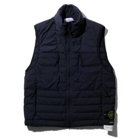 ストーンアイランド STONE ISLAND ダウンベスト G100004 ネイビー SEAMLESS TUNNEL NYLON DOWN-TC メンズ ブランド 2025AW 2025年秋冬[030430]