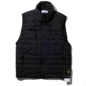 ストーンアイランド STONE ISLAND ダウンベスト G100004 ブラック SEAMLESS TUNNEL NYLON DOWN-TC メンズ ブランド 2025AW 2025年秋冬[030430]