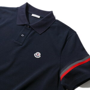 【エントリーでポイント5倍!】モンクレール ポロシャツ 8A70900 773ネイビー MONCLER メンズ 2020SS