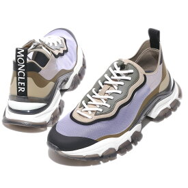 モンクレール レザースニーカー LEAVE NO TRACE LIGHT 266カーキ MONCLER メンズ ブランド ギフト 大きいサイズ[120450]