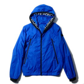 モンクレール ウインドブレーカー フーデッドジャケット JUNICHI 71Aブルー MONCLER 大きいサイズ メンズ[0304]