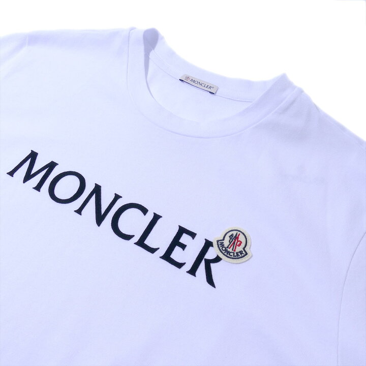 楽天市場】モンクレール Tシャツ 8C00057 001ホワイト MONCLER メンズ 