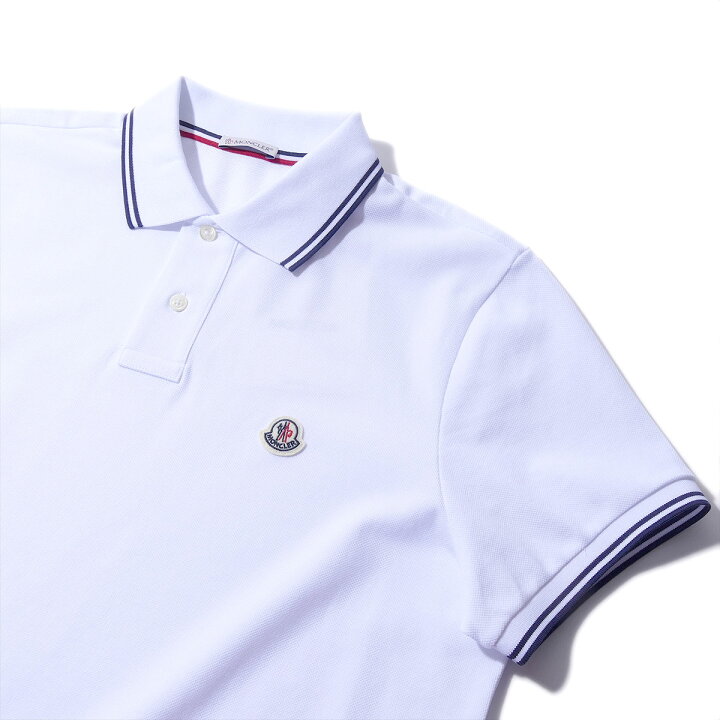 楽天市場】モンクレール ポロシャツ 8A00006 001ホワイト MONCLER 