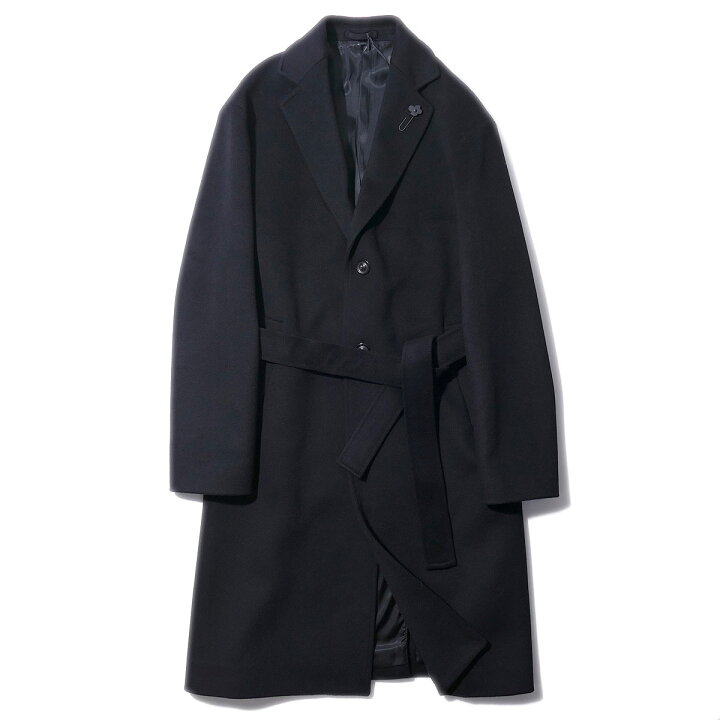 楽天市場】ラルディーニ ベルテッド チェスターコート LARDINI 