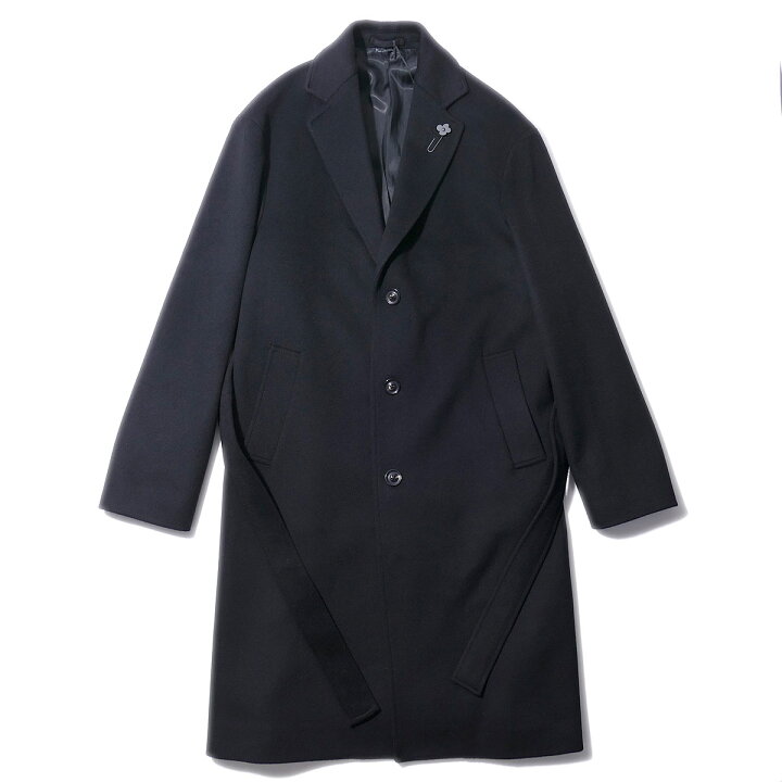 楽天市場】ラルディーニ ベルテッド チェスターコート LARDINI 