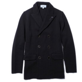 【50%OFF】ラルディーニ ミラノリブ編み ニットジャケット IVLJMP02N IV63004 999ブラック LARDINI メンズ 大人 ビジネス カジュアル ブランド[030450]