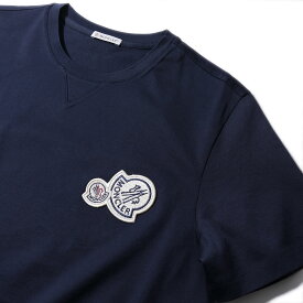 2023AW モンクレール ダブルロゴTシャツ 8C00048 MONCLER メンズ 半袖 2023年秋冬