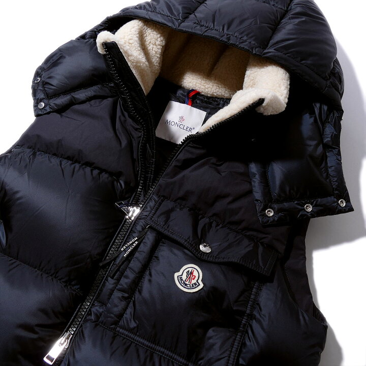 楽天市場】モンクレール ダウンベスト OUST 999ブラック MONCLER ジレ 