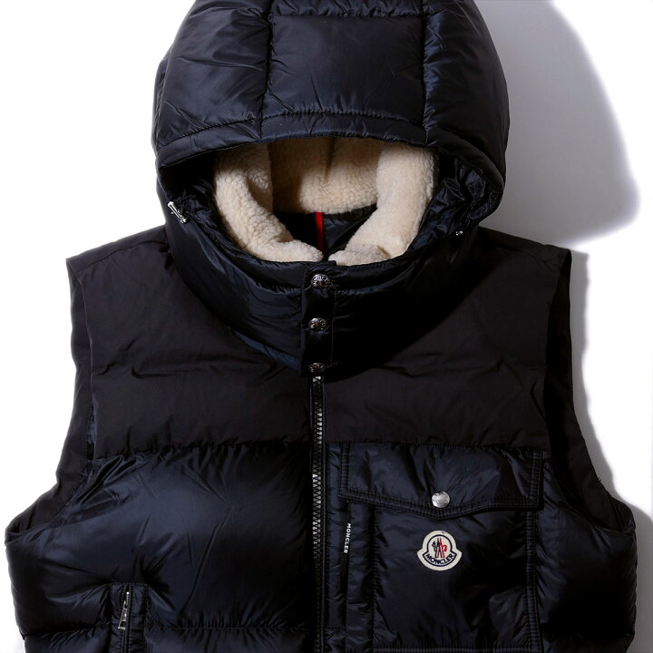 楽天市場】モンクレール ダウンベスト OUST 999ブラック MONCLER ジレ 