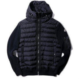 2025年秋冬新作 NEWモンクレール カーディガン 9B50800 999ブラック ニットダウンジャケット MONCLER メンズ ブランド 高級 大きいサイズ 2025AW