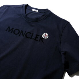 2023AW モンクレール Tシャツ 8C00047 778ネイビー MONCLER メンズ 半袖 2023年秋冬