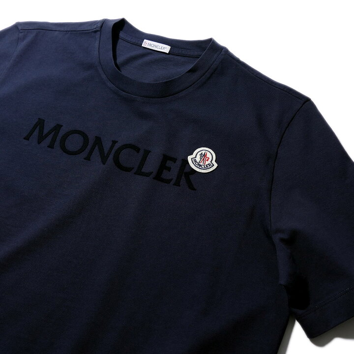 楽天市場】モンクレール Tシャツ 8C00047 778ネイビー MONCLER メンズ 