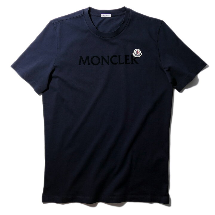 楽天市場】2023AW モンクレール Tシャツ 8C00047 778ネイビー MONCLER  