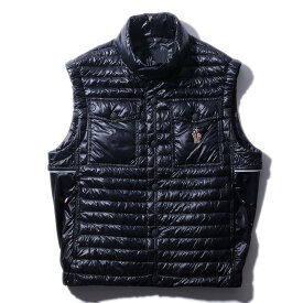 【50%OFF】モンクレール グルノーブル ライトダウンベスト OLLON 999ブラック MONCLER メンズ ブランド 高級 大きいサイズ[030450]