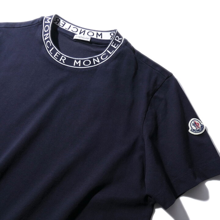 楽天市場】モンクレール Tシャツ MONCLER 8C00027 778ネイビー メンズ 