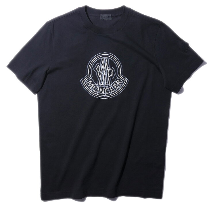 楽天市場】モンクレール Tシャツ 8C00028 999ブラック MONCLER メンズ 