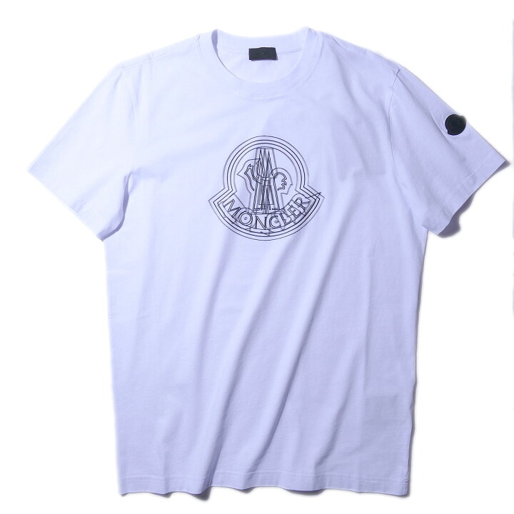 楽天市場】モンクレール Tシャツ 8C00028 001ホワイト MONCLER メンズ 
