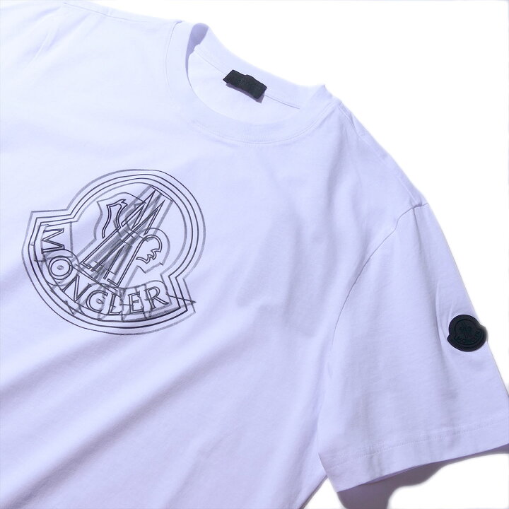 楽天市場】2024SS NEWモンクレール Tシャツ 8C00028 001ホワイト 