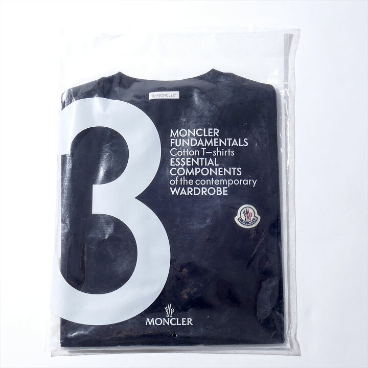 楽天市場】2024SS NEWモンクレール 3枚パック Tシャツ 8C00025 999 