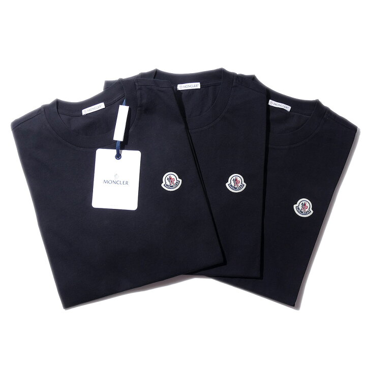 楽天市場】2024SS NEWモンクレール 3枚パック Tシャツ 8C00025 999 