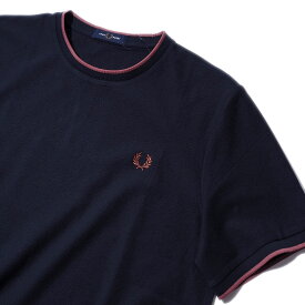 フレッドペリー クレープピケTシャツ M8585 FRED PERRY メンズ 2025年春夏[030420]