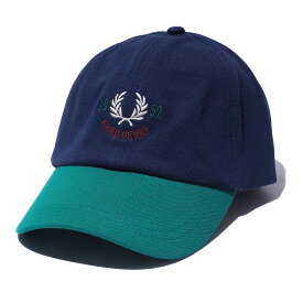 フレッドペリー グラフィックピケキャップ HW9675 X86 TENNIS BLUE FRED PERRY メンズ 2025年春夏[030420]