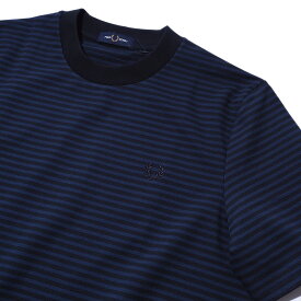 フレッドペリー ファインストライプTシャツ M6581 FRED PERRY メンズ 2025年春夏[030420]