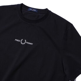 フレッドペリー エンブロイダリーTシャツ M4580 FRED PERRY メンズ 半袖 2025年春夏[030420]