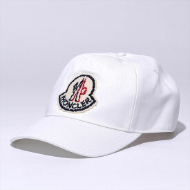 モンクレール ベースボールキャップ 3B00014 034ホワイト MONCLER メンズ ブランド ギフト 帽子[030420]