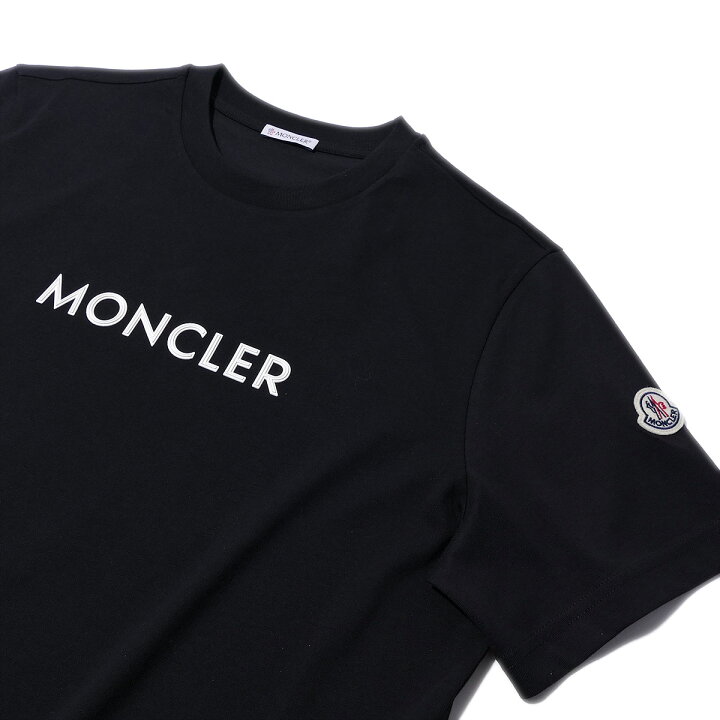 楽天市場】モンクレール Tシャツ 8C00034 999ブラック MONCLER メンズ 