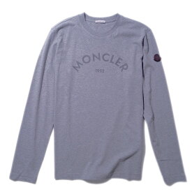 【10%OFF】モンクレール ロングスリーブTシャツ 8D00018 984グレー MONCLER メンズ 長袖 ロンT[030410]