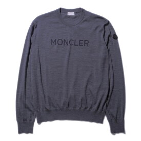 【30%OFF】モンクレール クルーネックニット 9C00011 989グレー MONCLER メンズ ブランド 大きいサイズ セーター[030430]