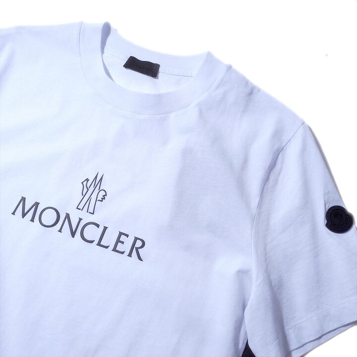 楽天市場】モンクレール Tシャツ MONCLER 8C00024 001ホワイト メンズ 