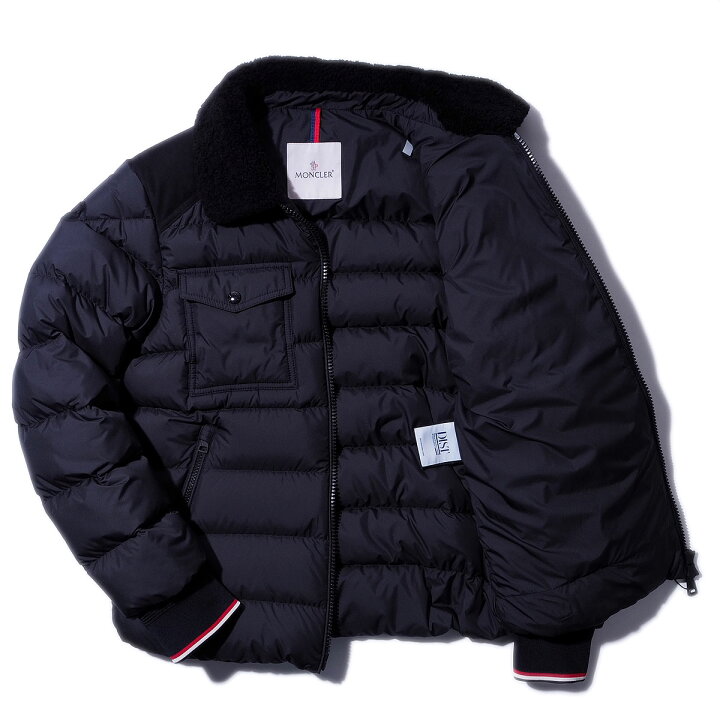 楽天市場】モンクレール MONCLER シアリング&スエード 本革 ライト 