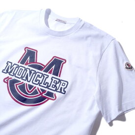 モンクレール Tシャツ MONCLER 8C00006 002ホワイト メンズ 半袖 大きいサイズ ブランド 2025SS 2025年春夏