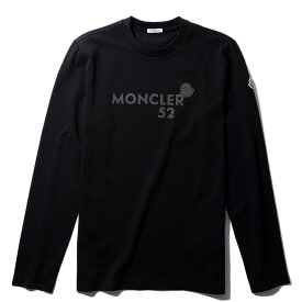 モンクレール ロングスリーブTシャツ 8D00011 ブラック MONCLER メンズ 長袖 ロンT 2025AW 2025年秋冬